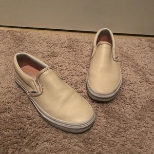 Tan leather vans